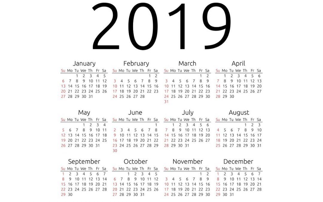 Term Dates 2019